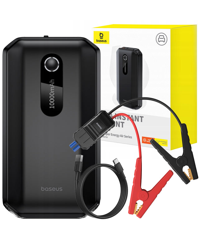 JUMP STARTER BOOSTER BASEUS 10000mAh 1000A Užvedimo įrenginys Powerbankas