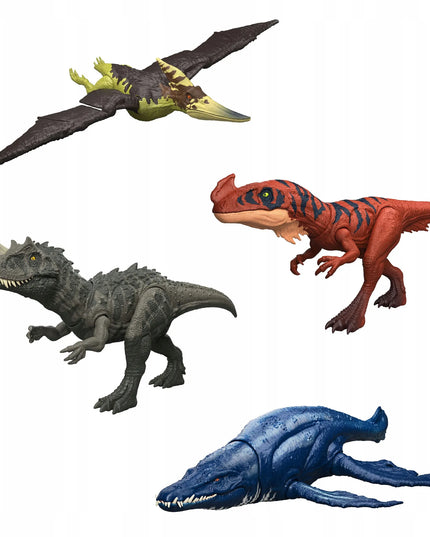 JURASSIC WORLD INTERAKTYVI RIAUMOJANTI „AFROVENATOR“ DINOZAURO FIGŪRĖLĖ SU ŠVIESOS IR GARSO EFEKTAIS