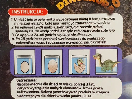 QULKI dinozauro kiaušinis – vandenyje išsiritanti ir auganti figūrėlė, nuo 3 metų