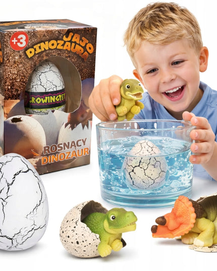 QULKI dinozauro kiaušinis – vandenyje išsiritanti ir auganti figūrėlė, nuo 3 metų