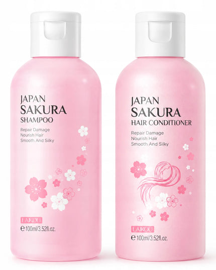 Japan Sakura 15 kosmetikos priemonių rinkinys veidui, plaukams ir rankoms - puiki dovana