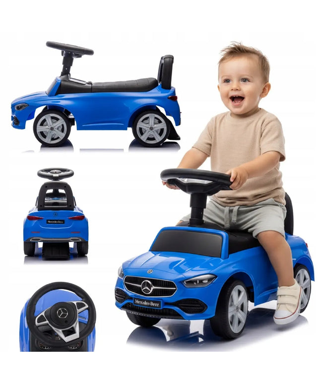 Sun Baby „Mercedes C-Class“ stumiamas paspirtukas-vaikštynė, mėlynas