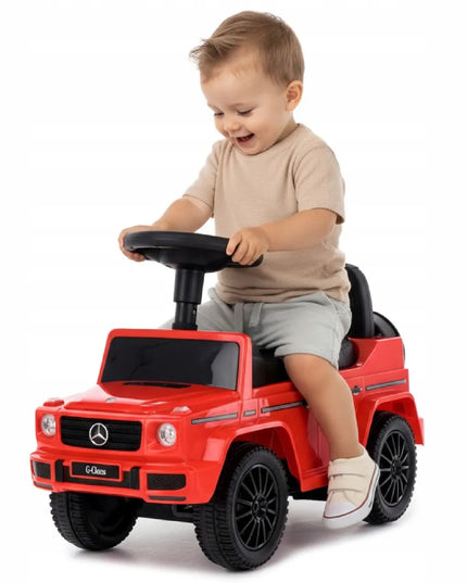 Vaikiškas paspirtukas Mercedes-Benz G 350d raudonas