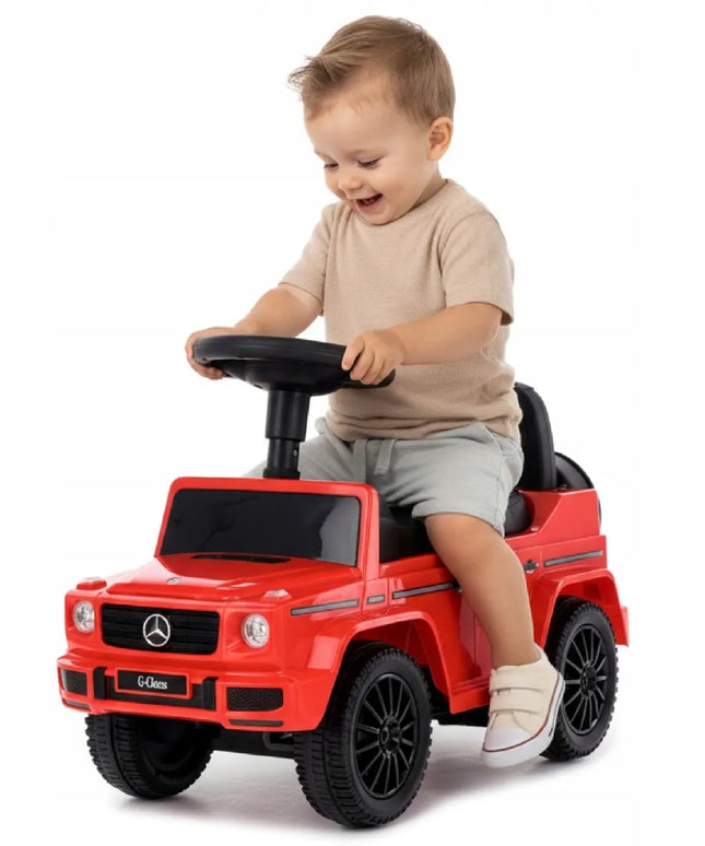 Vaikiškas paspirtukas Mercedes-Benz G 350d raudonas