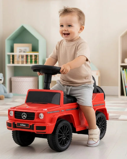 Vaikiškas paspirtukas Mercedes-Benz G 350d raudonas