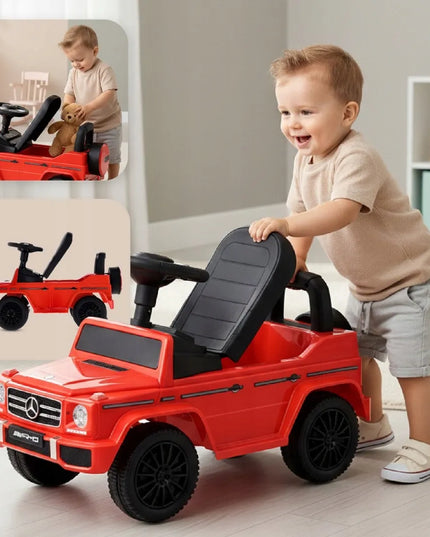 Vaikiškas paspirtukas Mercedes-Benz G 350d raudonas