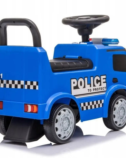 Sun Baby vaikiškas policijos automobilis Mercedes Antos paspirtukas