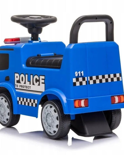 Sun Baby vaikiškas policijos automobilis Mercedes Antos paspirtukas