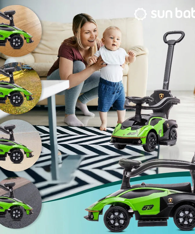 Vaikiškas paspirtukas stumdukas vaikštynė Lamborghini Essenza SCV12