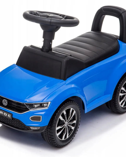 Vaikiškas paspirtukas vaikštynė Volkswagen T-Roc su dėtuve ir garsiniu signalu SUN BABY