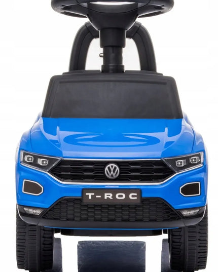 Vaikiškas paspirtukas vaikštynė Volkswagen T-Roc su dėtuve ir garsiniu signalu SUN BABY