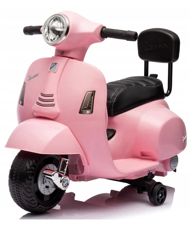 Elektrinis paspirtukas Sun Baby Vespa vaikams su atlošu, rožinis