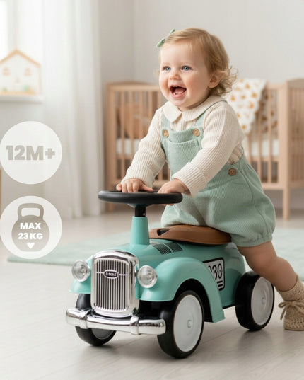 Sun Baby „Retro“ stumdukas lenktyniniu stiliumi vaikams nuo 1 metų