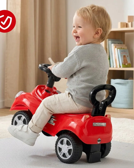 Sun Baby GO GO Fassion vaikiškas automobilis-stūmdukas, raudonas