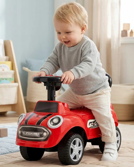 Sun Baby GO GO Fassion vaikiškas automobilis-stūmdukas, raudonas