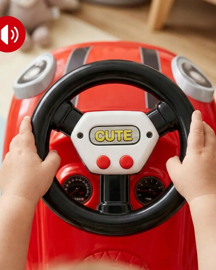 Sun Baby GO GO Fassion vaikiškas automobilis-stūmdukas, raudonas