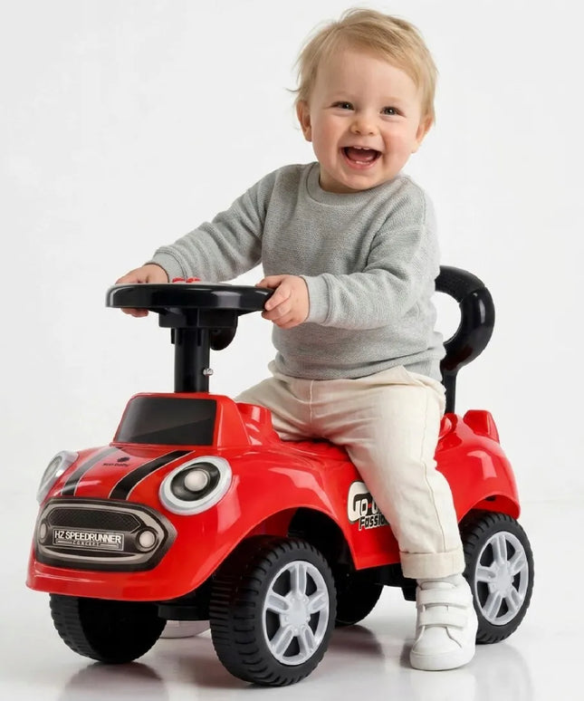 Sun Baby GO GO Fassion vaikiškas automobilis-stūmdukas, raudonas