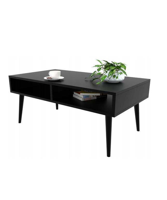 Kavos staliukas 90cm x 50cm x 45cm - Juodas