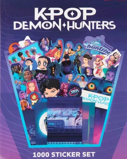 „K-POP DEMON HUNTERS“ – didelė lipdukų knygelė, 1000 lipdukų