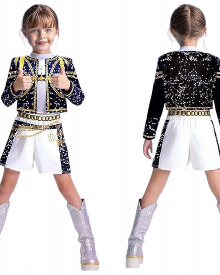 K-pop demonų medžiotojų kostiumas mergaitėms „Zoey Rumi Mira“
