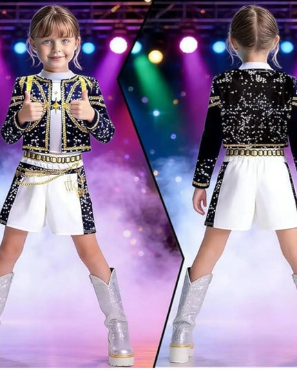 K-pop demonų medžiotojų kostiumas mergaitėms „Zoey Rumi Mira“