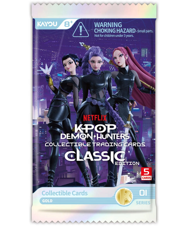 K-Pop Demon Hunters: Classic Edition – Gold Booster, 1 vnt.