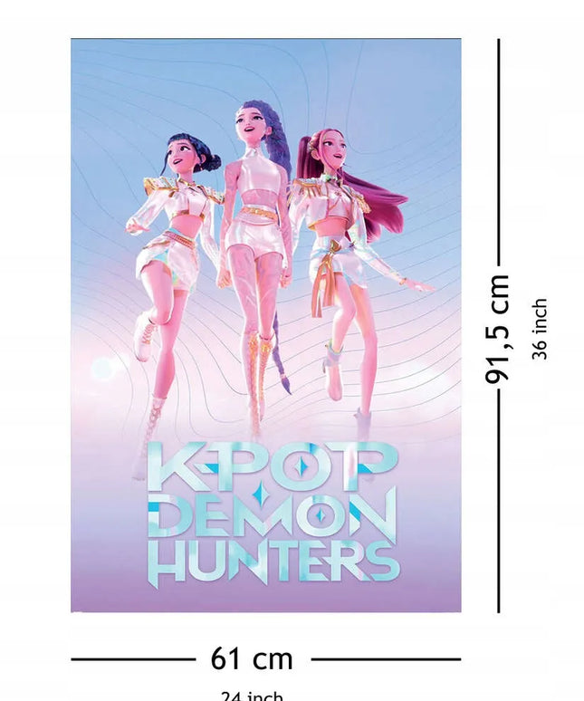 K-Pop Demon Hunters Huntrix plakatas, 61 × 91,5 cm