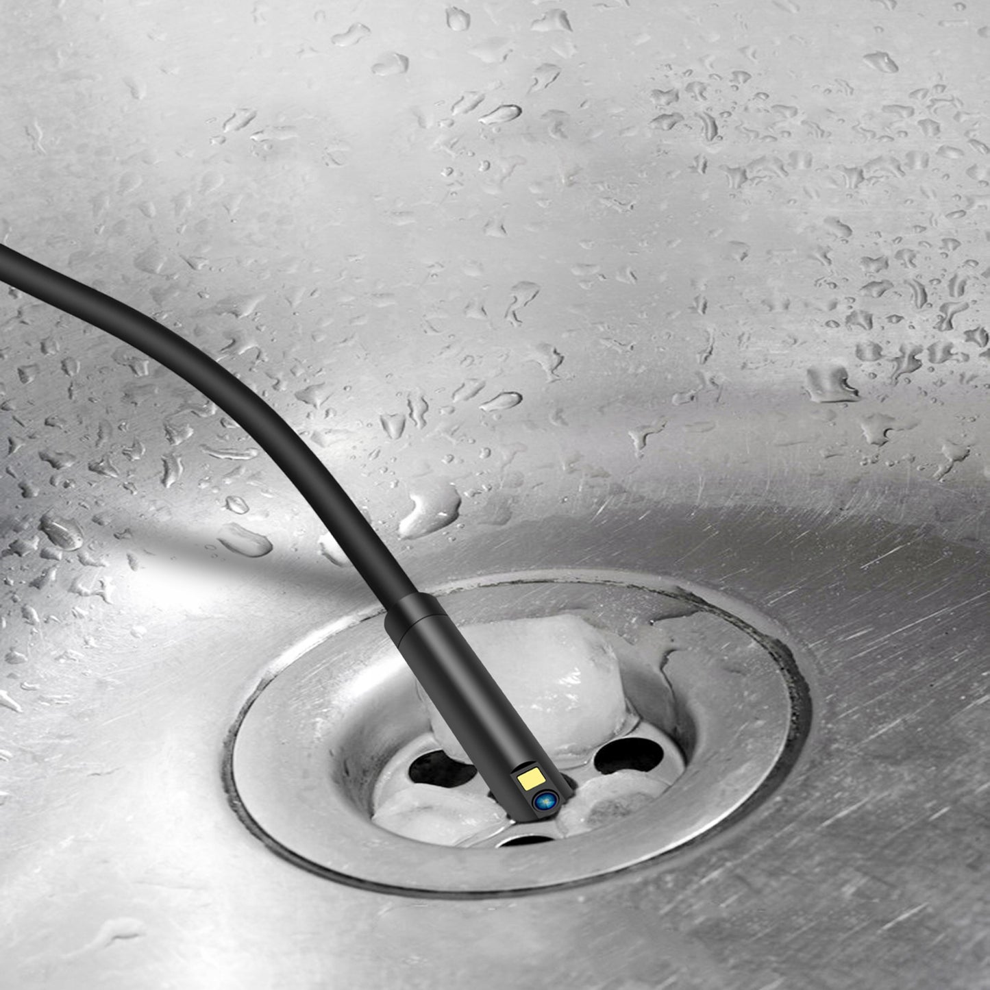 Lankstus endoskopo apžiūros kamera 5 m 9 LED 2x Full HD ekranas