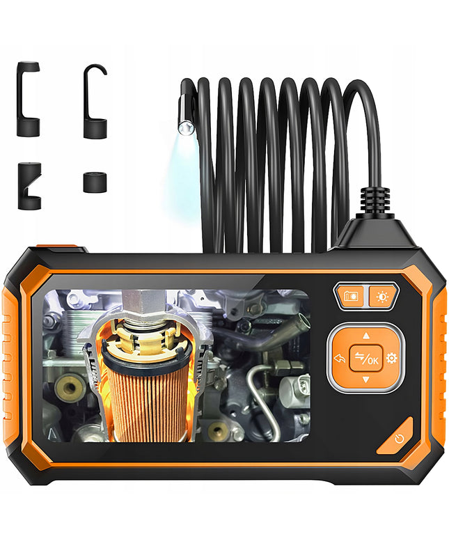 INSPEKCINĖ ENDOSKOPINĖ KAMERA 3M LCD HD 4,3" 8MM FULL HD 360° MICRO SD 64GB