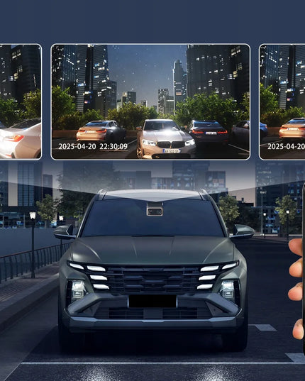 Automobilinis vaizdo registratorius DDPAI Z60 Pro + galinė kamera + laidų komplektas + 128GB
