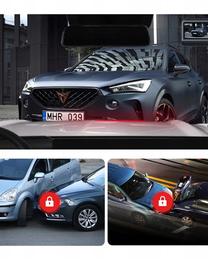 Automobilinis vaizdo registratorius DDPAI Z60 Pro + galinė kamera + laidų komplektas + 128GB