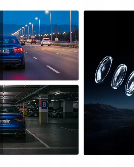 Automobilinis vaizdo registratorius DDPAI Z60 Pro + galinė kamera + laidų komplektas + 128GB