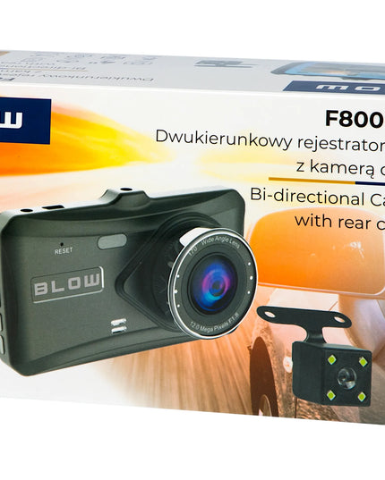 Automobilio vaizdo registratorius „BLOW F800“ su galinio vaizdo kamera FULL HD