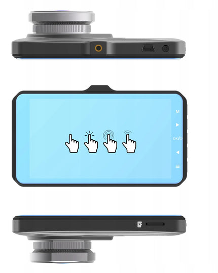 Automobilio vaizdo registratorius „BLOW F800“ su galinio vaizdo kamera FULL HD