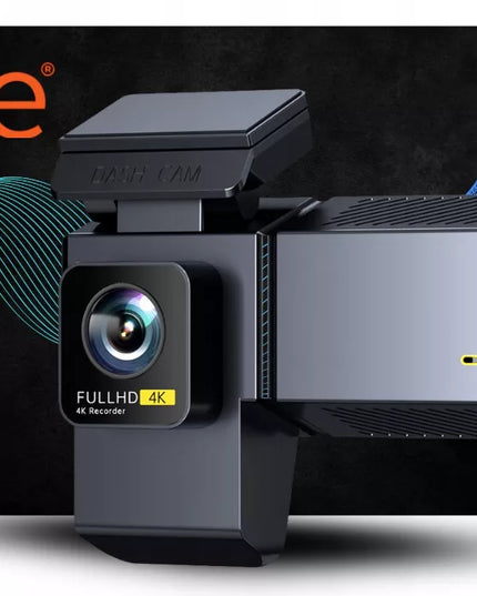 Automobilinė vaizdo kamera 3 kamerų vaizdo registratorius važiavimui 4K PL