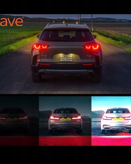 Automobilinė vaizdo kamera 3 kamerų vaizdo registratorius važiavimui 4K PL