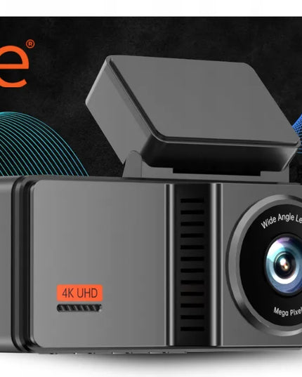 Automobilio vaizdo registratorius su atbulinės eigos kamera 4K priekis 2K galas LT meniu