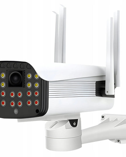 Belaidė lauko WIFI IP kamera 2MP FULL HD 1080p su išmaniuoju aptikimu ir SD kortelės palaikymu
