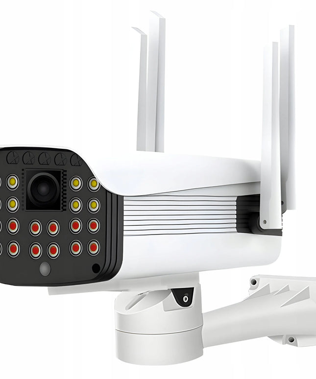 Belaidė lauko WIFI IP kamera 2MP FULL HD 1080p su išmaniuoju aptikimu ir SD kortelės palaikymu