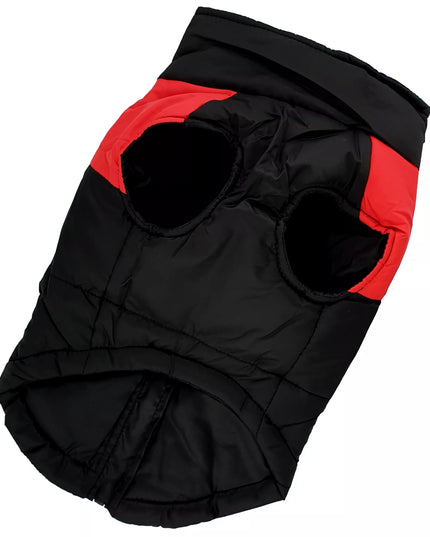Šilta liemenė šuniui, žiemos drabužis, 3D dizainas, raudona, XXL, didelė