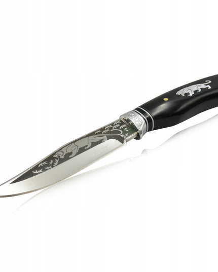 KANDAR Medžioklinis peilis Tiger Karinis Finka Puošta
