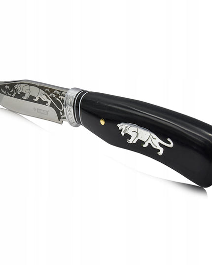 KANDAR Medžioklinis peilis Tiger Karinis Finka Puošta