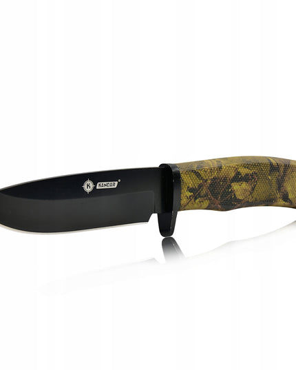 KANDAR Medžioklinis Karinis Peilis Finka + Makštis