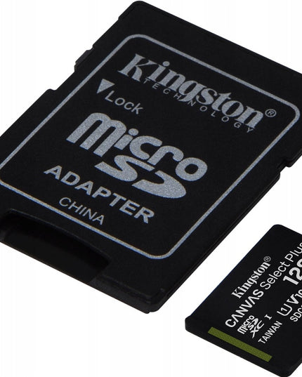 Atminties kortelė PLUS MICROSD KINGSTON 128GB 100MB/s