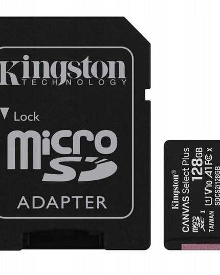 Atminties kortelė PLUS MICROSD KINGSTON 128GB 100MB/s