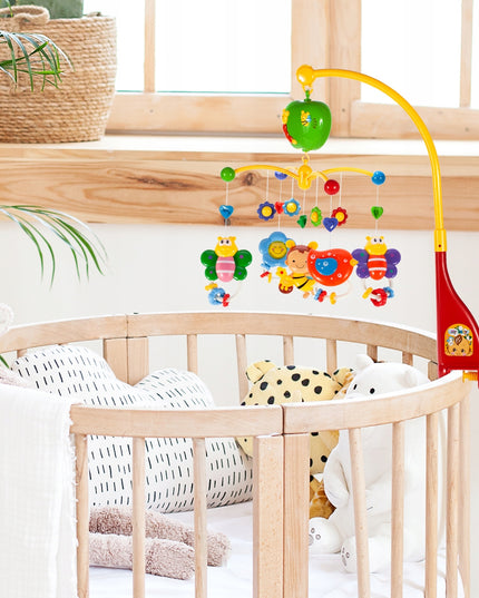 Kūdikio karuselė lovytei su bitutėmis ir drugeliais