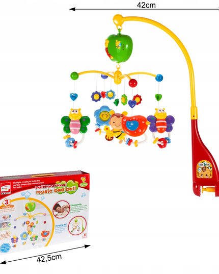 Kūdikio karuselė lovytei su bitutėmis ir drugeliais