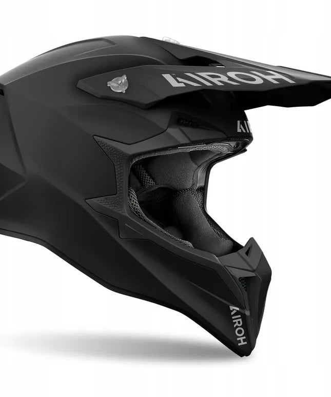Motociklininko šalmas Airoh Wraaap Color Matt Black XXS