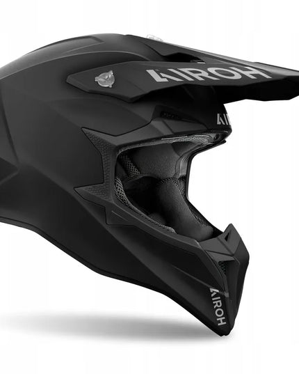 Motociklininko šalmas Airoh Wraaap Color Matt Black XXS