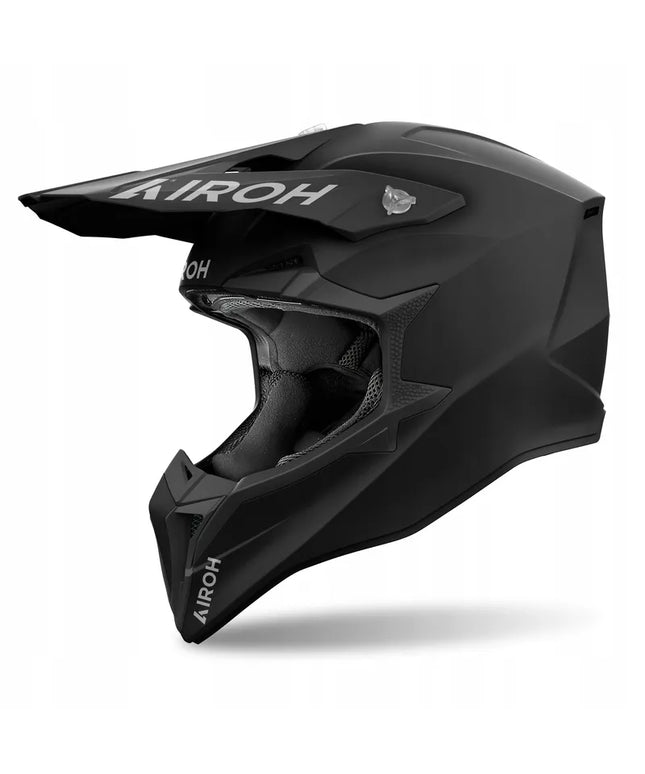 Motociklininko šalmas Airoh Wraaap Color Matt Black XXS